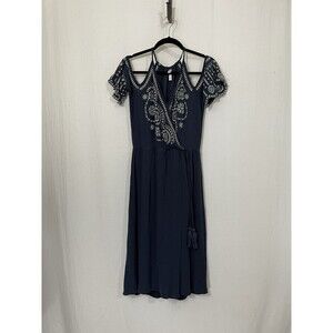 Exhilaration Cold Shoulder Boho Dress Size M